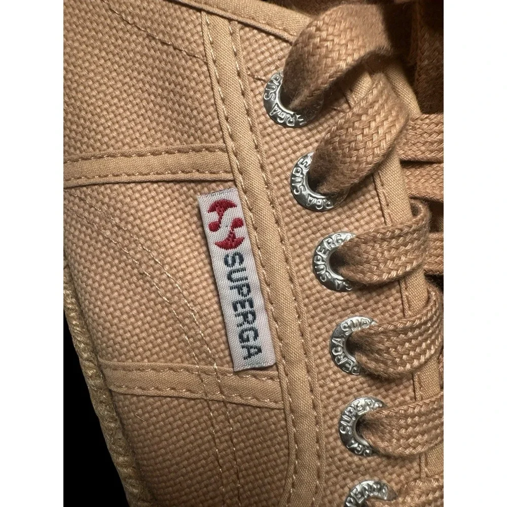 Superga Tan Espadrilles Casual Shoes size 7